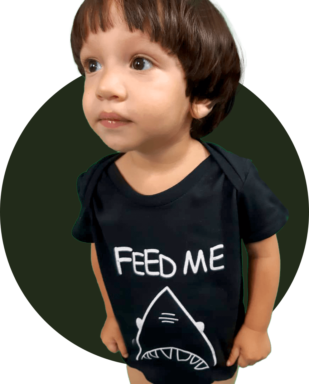 Feed Me playera niño - Branding UP